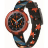 FLIK FLAK FPNP133 SKATE SQUAD   BLACK BLUE AND ORANGE   WATCH