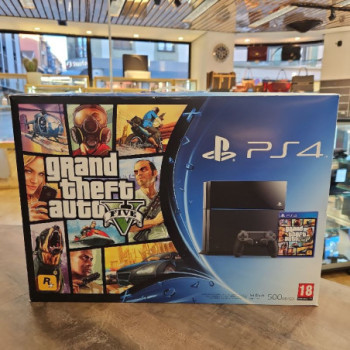 CONSOLE SONY PS4 FAT 500GB BLACK + GTA V