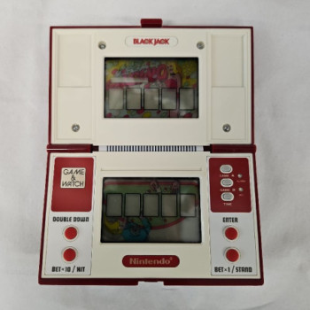 GAME & WATCH BLACK JACK NINTENDO