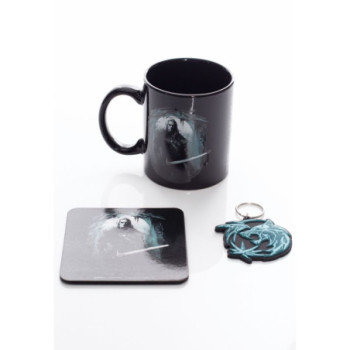 THE WITCHER MUG COASTER KEYCHAIN GIFT SET