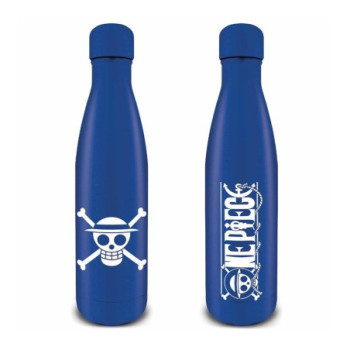 ONE PIECE STRAW HAT PIRATES EMBLEM METAL DRINKS BOTTLE