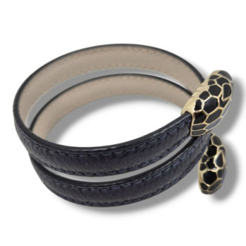 BRACELET CUIR SERPENTI BVLGARI