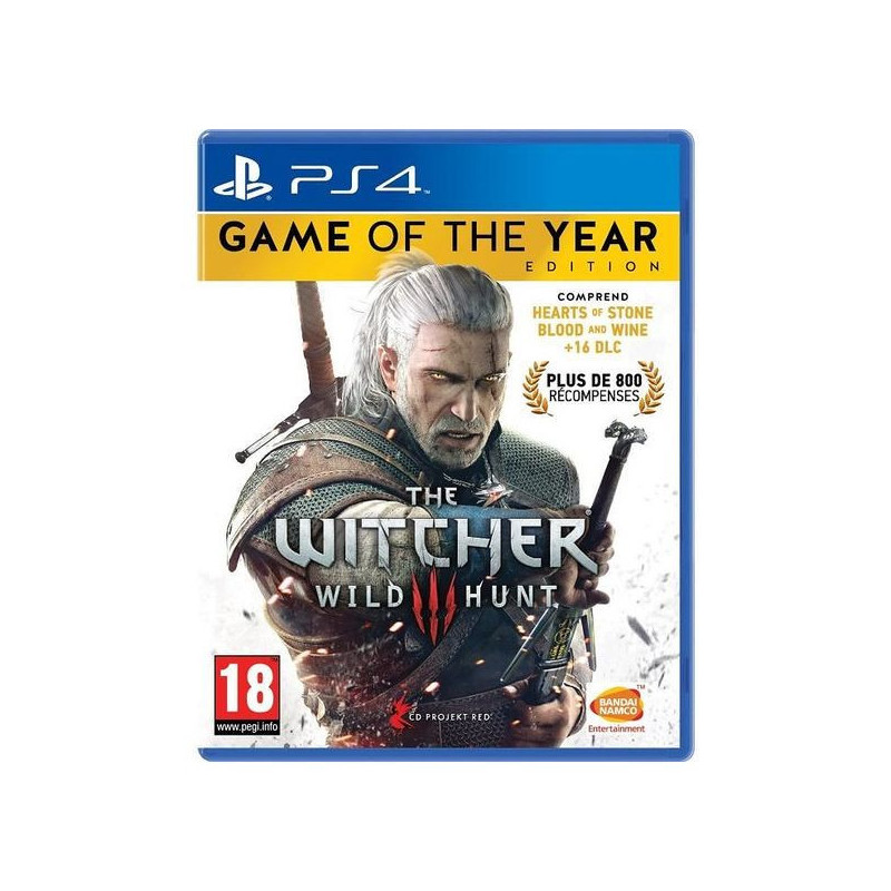 THE WITCHER 3 WILD HUNT - GAME OF THE YEAR EDITION - PS4