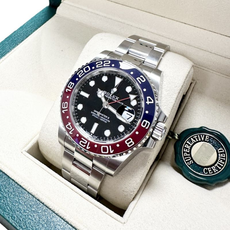 ROLEX GMT MASTER II  126710BLRO FULLSET