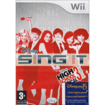 DISNEY SING IT HIGH SCHOOL MUSICAL 3 - WII