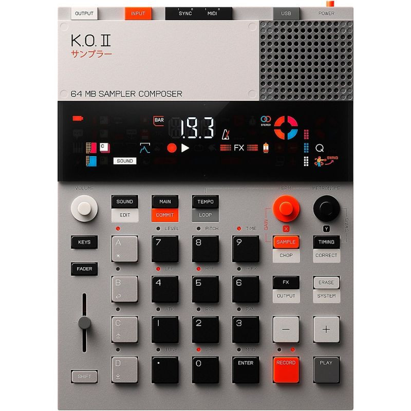 TEENAGE ENGINEERING EP-133 K.O. II SAMPLER/SEQUENCER/COMPOSER ...