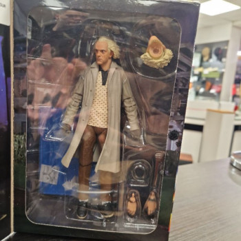 FIGURINE DOC BROWN RETOUR DANS LE FUTUR