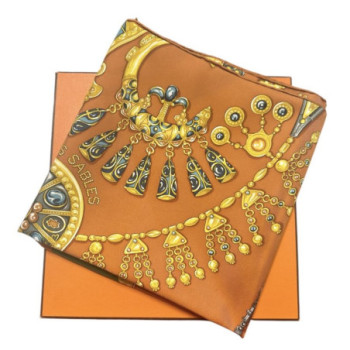 CARRE FOULARD HERMES PARURES DES SABLES