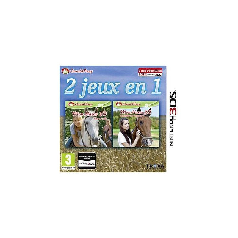 2 JEUX EN 1 HARAS EN SELLE+ AU GALOP .3DS