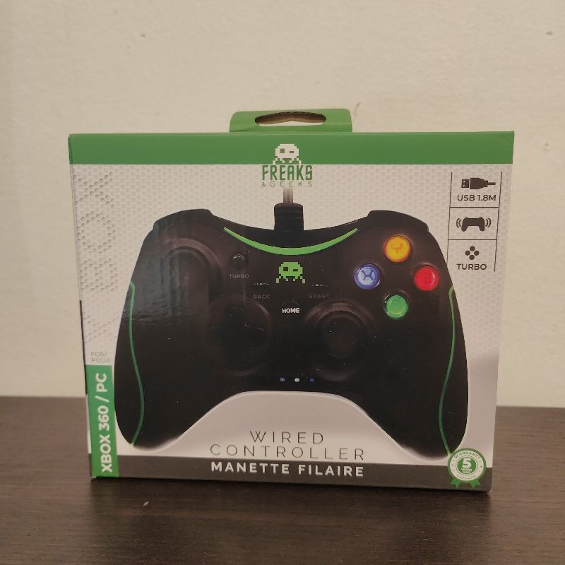 MANETTE FILAIRE XBOX 360 WIN 10 11 NOIRE 310150 MANETTE FILAIRE XBOX 360 WIN 10 11 NOIRE 310150