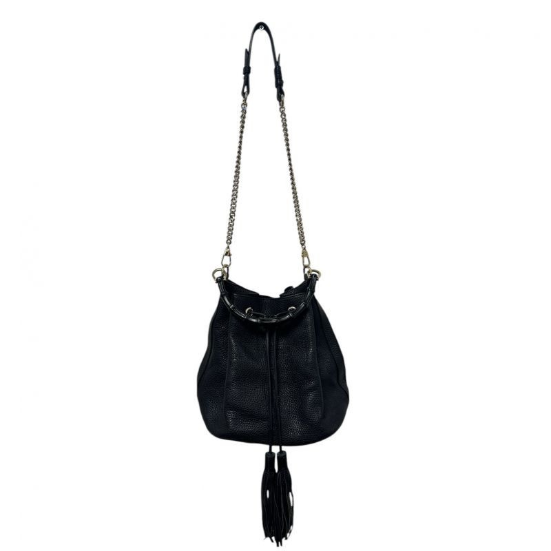 SAC SCEAU GUCCI BAMBOO NOIR