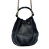 SAC SCEAU GUCCI BAMBOO NOIR