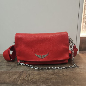 SAC ZADIG VOLTAIRE EN CUIR ROUGE