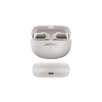 BOSE ULTRA OPEN EAR HEADPHONES  BLUETOOTH WIRELESS EARBUDS WITH CHARGING CASE  WHITE SMOKE