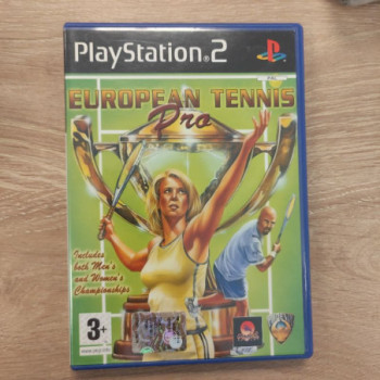 EUROPEAN TENNIS PRO + NOTICE PS2