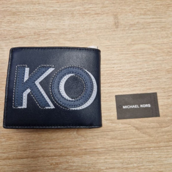 PORTEMONNAIE MICAEL KORS COOPER BIFOLD NAVY