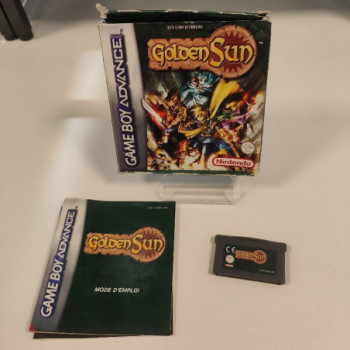 GAMEBOY ADVANCE GOLDEN SUN + NOTICE