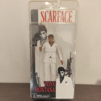 SCARFACE TONY MONTANA WHITE SUIT 7  ACTION FIGURE