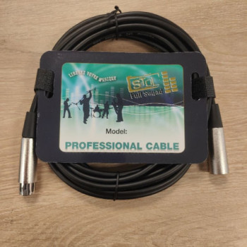 CABLE STOL XLR MALE FEMELLE MC005