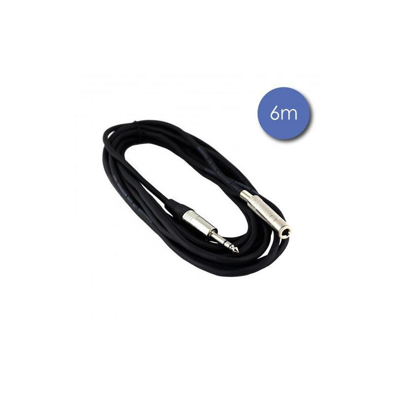 CABLE RALLONGE JACK MALE / FEMELLE 6M POWER CAB2057