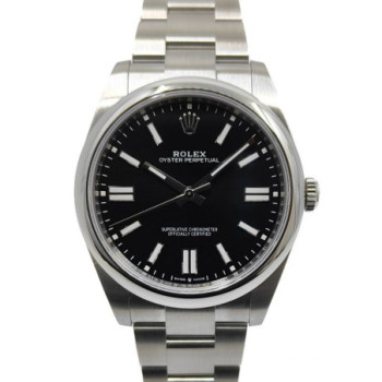 ROLEX OYSTER PERPETUAL 41 BLACK DIAL 124300