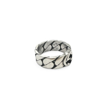 BAGUE GUCCI ENTRELACE ARGENT 925