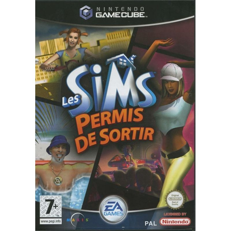 LES SIMS PERMIS DE SORTIR - GAMECUBE