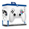 MANETTE PS4 BLANCHE BLUETOOTH /PRISE JACK / BOUTONS LUMINEUX