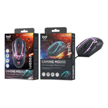 SOURIS GAMING G5060 1200DP1 AVEC LED 1.5M - NOIR