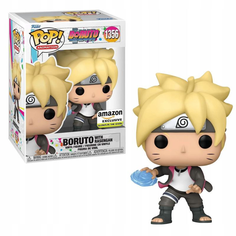 POP ANIMATION BORUTO - BORUTO UZUMAKI WITH RANSENGAN - GLOW IN THE DARK - BORUTO NARUTO NEXT GENERATIONS - AMAZON EXCLU