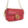 SAC GUCCI SUPER MINI GG MARMONT ROUGE