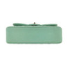 PETIT SAC CHANEL CLASSIQUE CUIR CAVIAR VERT D EAU