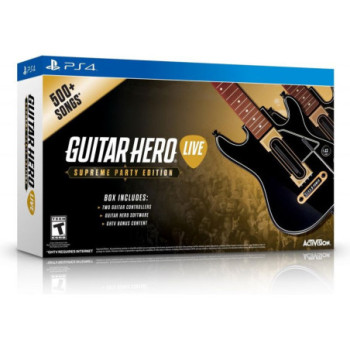 GUITAR HERO LIVE SUPREME PARTY EDITION 2 GUITARES + 40 JEUX