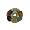 BAGUE BULGARI ASTRALE OR JAUNE DIAMANTS ET PIERRES FINES