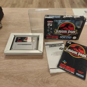 JURASSIC PARK - SUPER NINTENDO + BOITE NOTICE