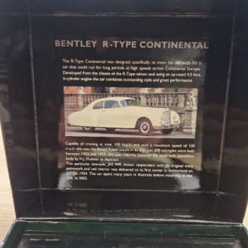 FIGURINE BENTLEY R-TYPE CONTINENTAL PAULS MODEL ART MINICHAMPS