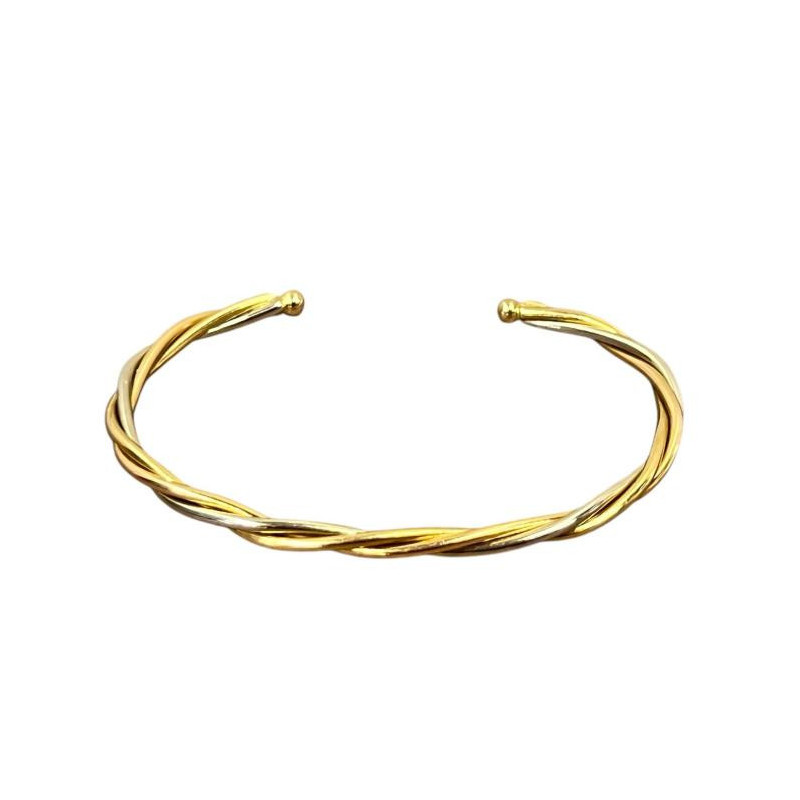 BRACELET CARTIER VINTAGE JONC TORSADE 13.19GRS