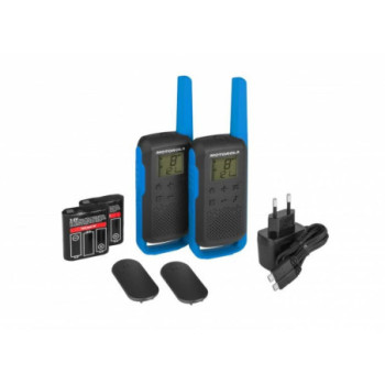 MOTOROLA TALKABOUT T62 TWELVE PACK TWO WAY RADIOS IN BLUE