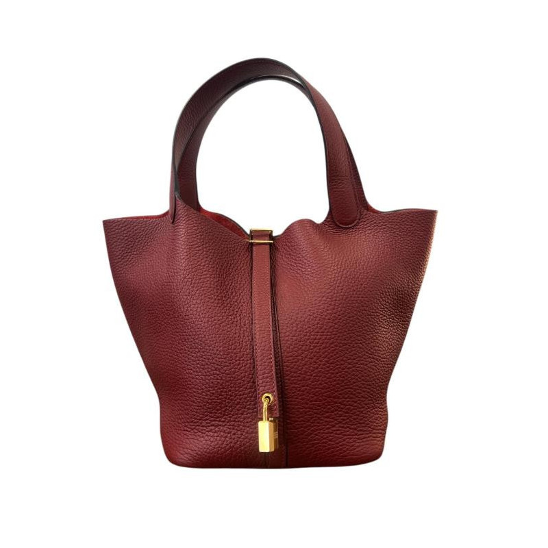 SAC HERMES PICOTIN 22 ROUGE H 2023 FULLSET