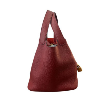 SAC HERMES PICOTIN 22 ROUGE H 2023 FULLSET