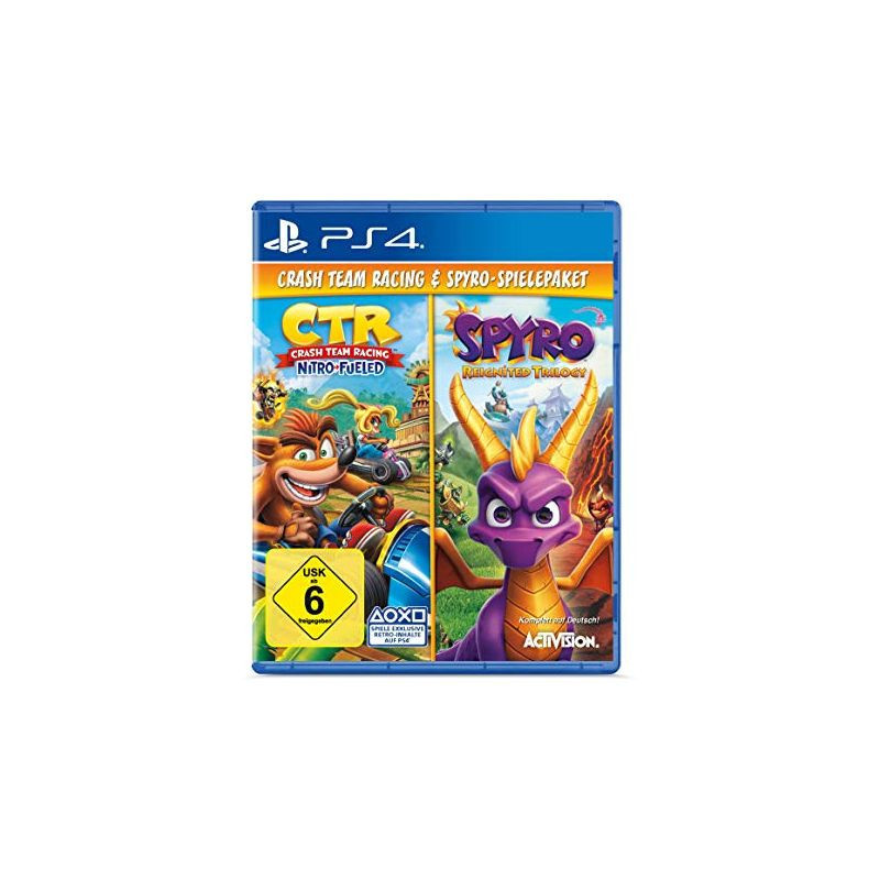 CRASH TEAM RACING: NITRO FUELED + SPYRO: REIGNITED TRILOGY (PS4)