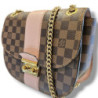 LOUIS VUITTON DAMIER EBENE & MAGNOLIA CUIR TAURILLON WIGHT