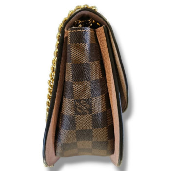 LOUIS VUITTON DAMIER EBENE & MAGNOLIA CUIR TAURILLON WIGHT