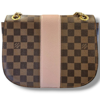 LOUIS VUITTON DAMIER EBENE & MAGNOLIA CUIR TAURILLON WIGHT