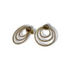 BOUCLES DOREILLES PLAQUE OR 18CT