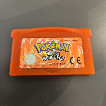 POKEMON VERSION ROUGE FEU GBA (JEU SEUL)