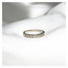 BAGUE OR BLANC 18K DMTS 2.89 T52