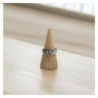 BAGUE OR BLANC 750 DMT 3.70GRS T.51