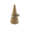 BAGUE OR BLANC 750 DMT 3.70GRS T.51