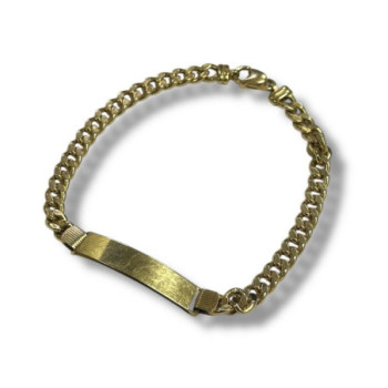 BRACELET OR JAUNE 18CT 13,08GRS 21,5CM